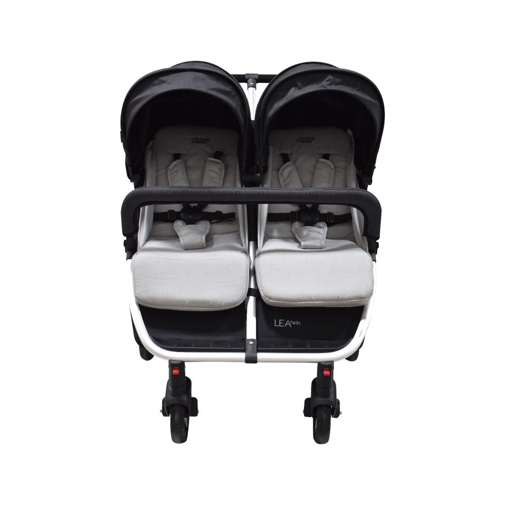 Carriola Doble Lifestyle By Infanti Lea Twin Color Negro