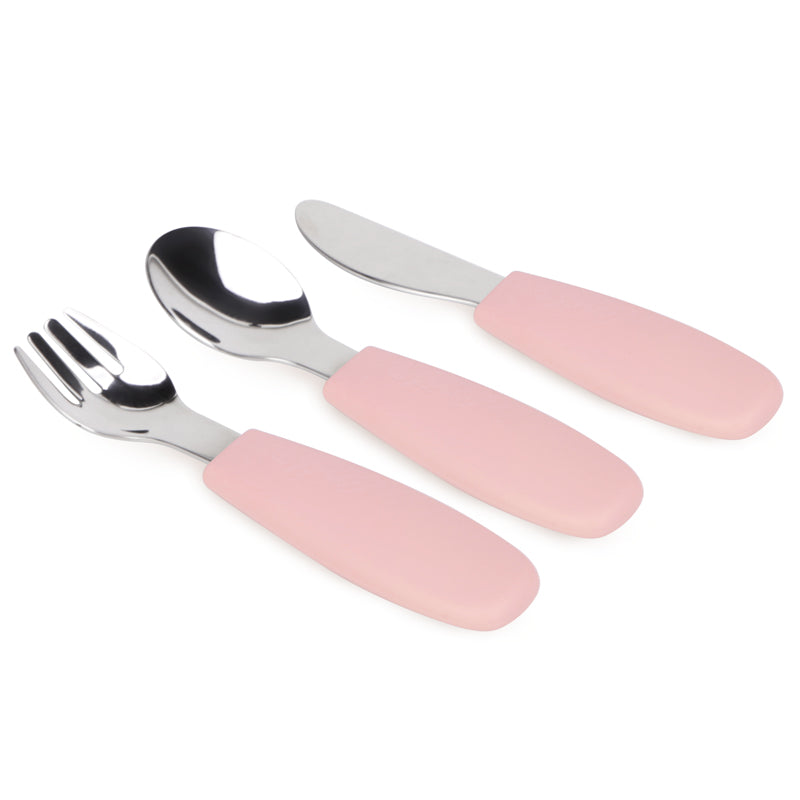 Set Cuchara, Tenedor y Cuchillo Mango Liso, Lifestyle By Infanti