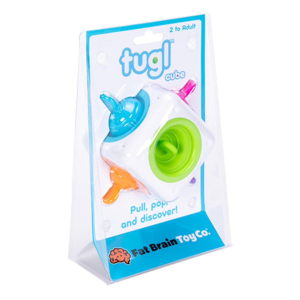 Juguete Sensorial Multicolor Tugl Cube Fat Brain