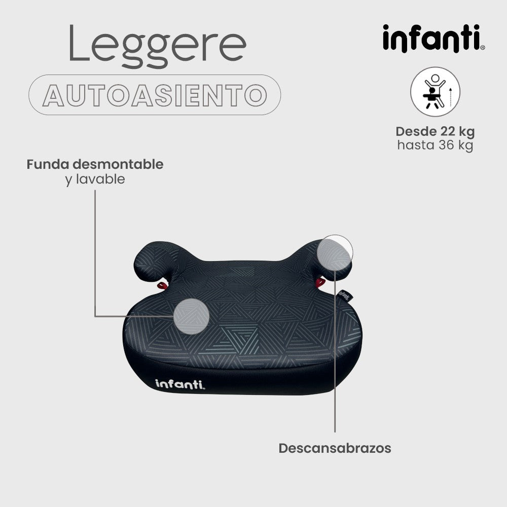 Infanti Asiento Booster Leggere Con Descansabrazos