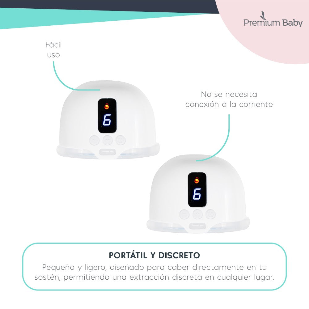 Premium Baby Extractor de Leche Portátil Doble