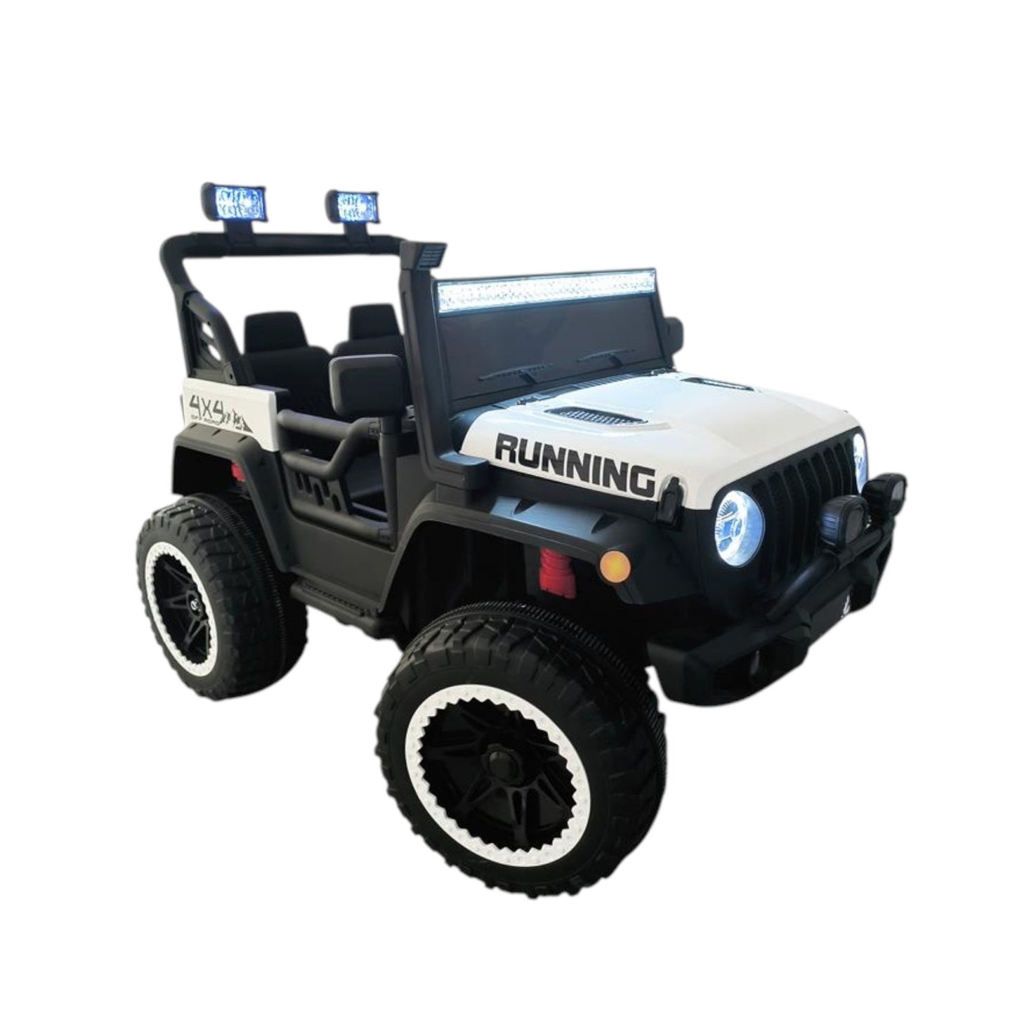 Carro Eléctrico Montable 4 X 4 Todo Terreno Luces Led Musica