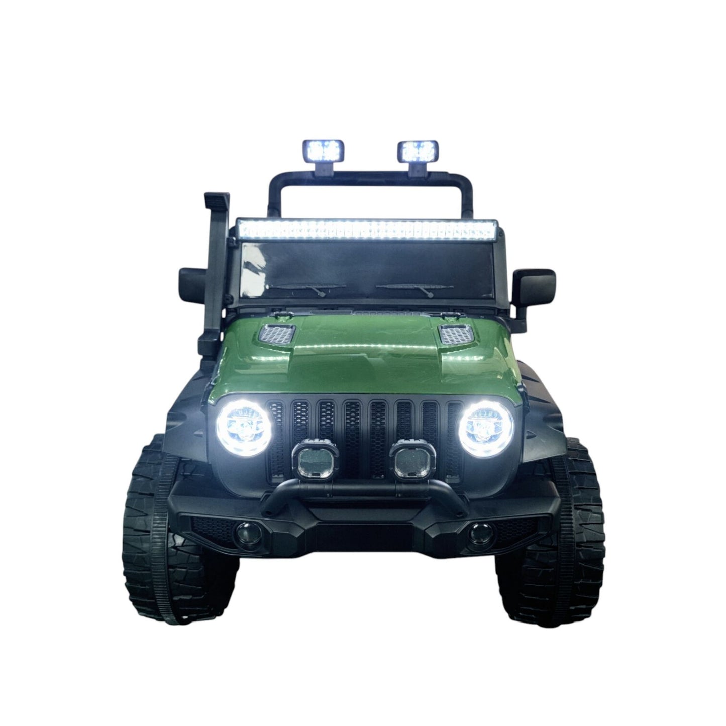 Carro Eléctrico Montable 4 X 4 Todo Terreno Luces Led Musica