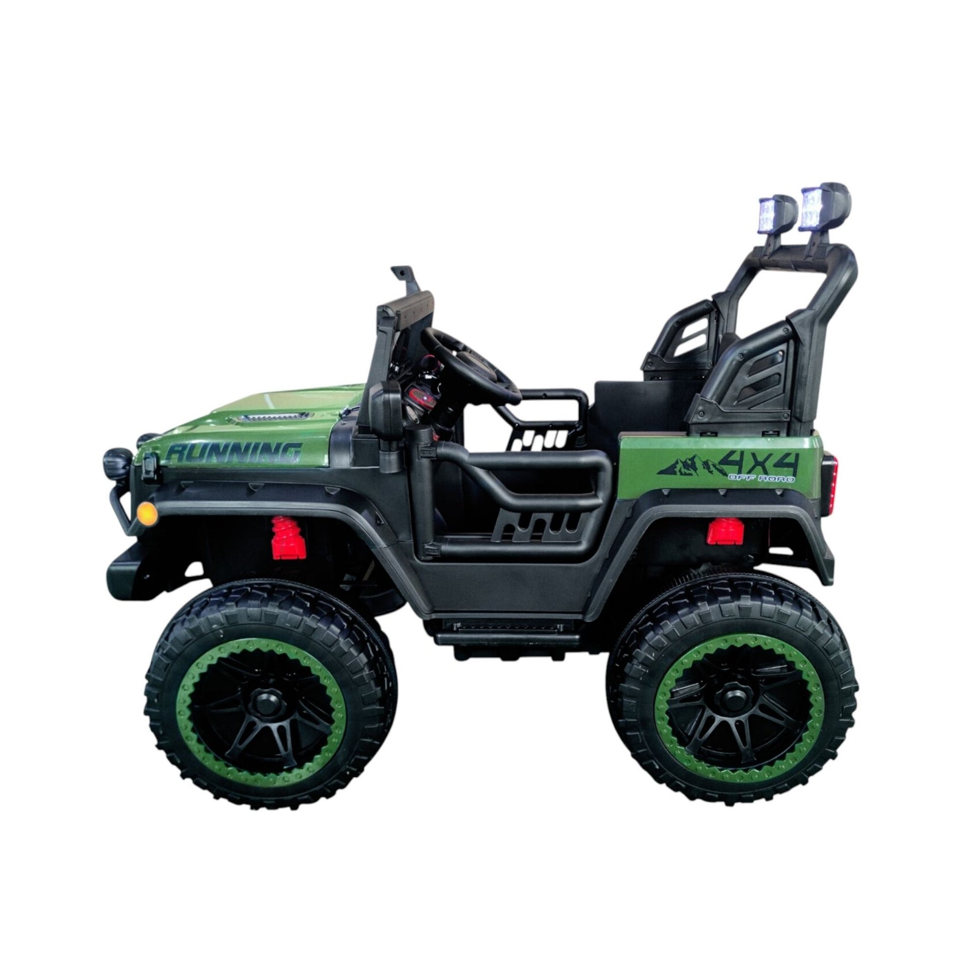 Carro Eléctrico Montable 4 X 4 Todo Terreno Luces Led Musica