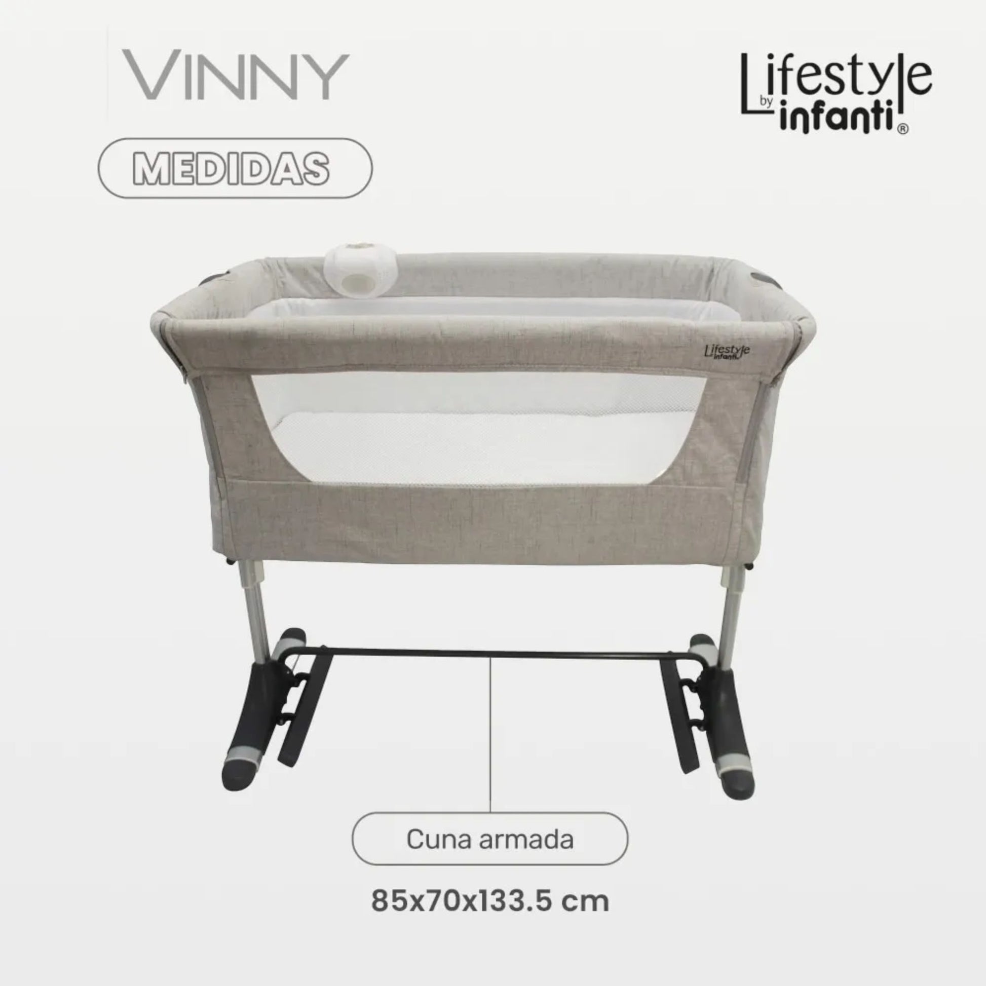 Carriola Sistema De Viaje Lock It + Cuna Colecho Vinny