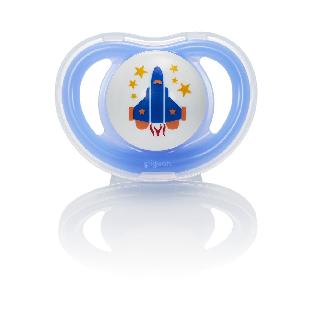 Pack Chupón Mini Light Pigeon Figuras M 6+ Meses 2 piezas