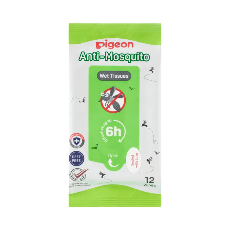 Toallitas Pigeon Anti-Mosquito 12 Piezas