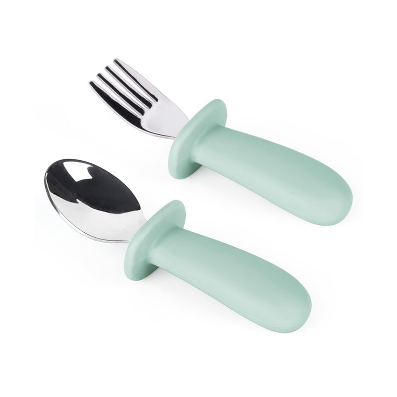 Set de Cuchara y Tenedor De Silicón Con Tope, Lifestyle By Infanti