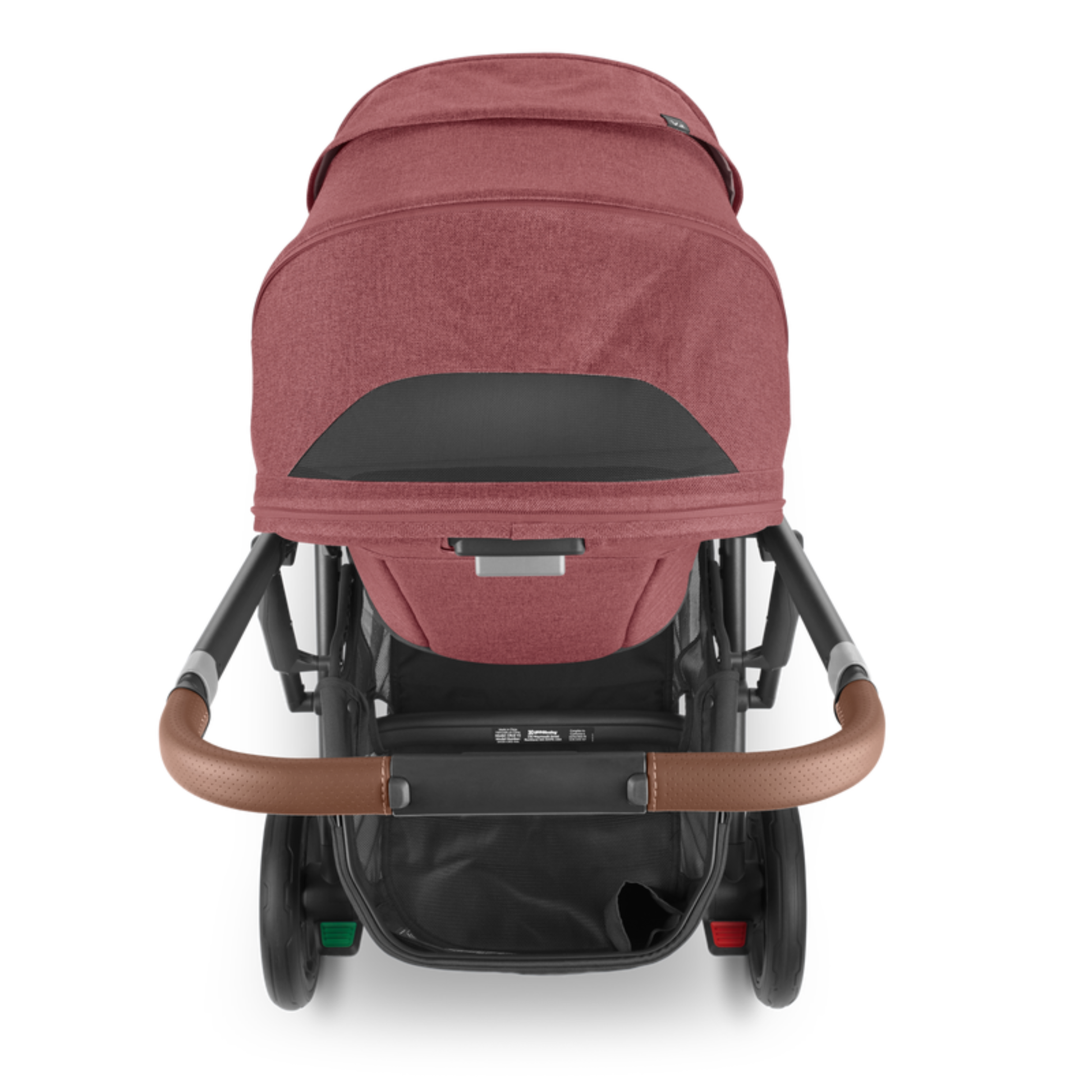 Carriola de viaje CRUZ V2 paseo cómodo y maniobrable, asiento amplio, arnés ajustable, suspensión 4 ruedas