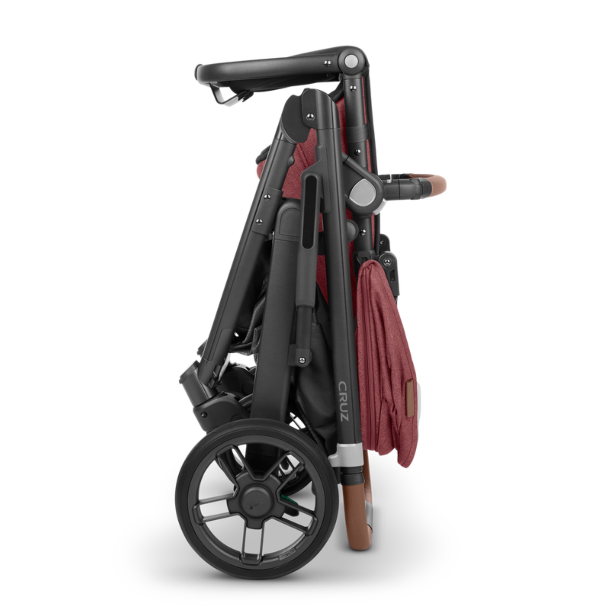 Carriola de viaje CRUZ V2 paseo cómodo y maniobrable, asiento amplio, arnés ajustable, suspensión 4 ruedas