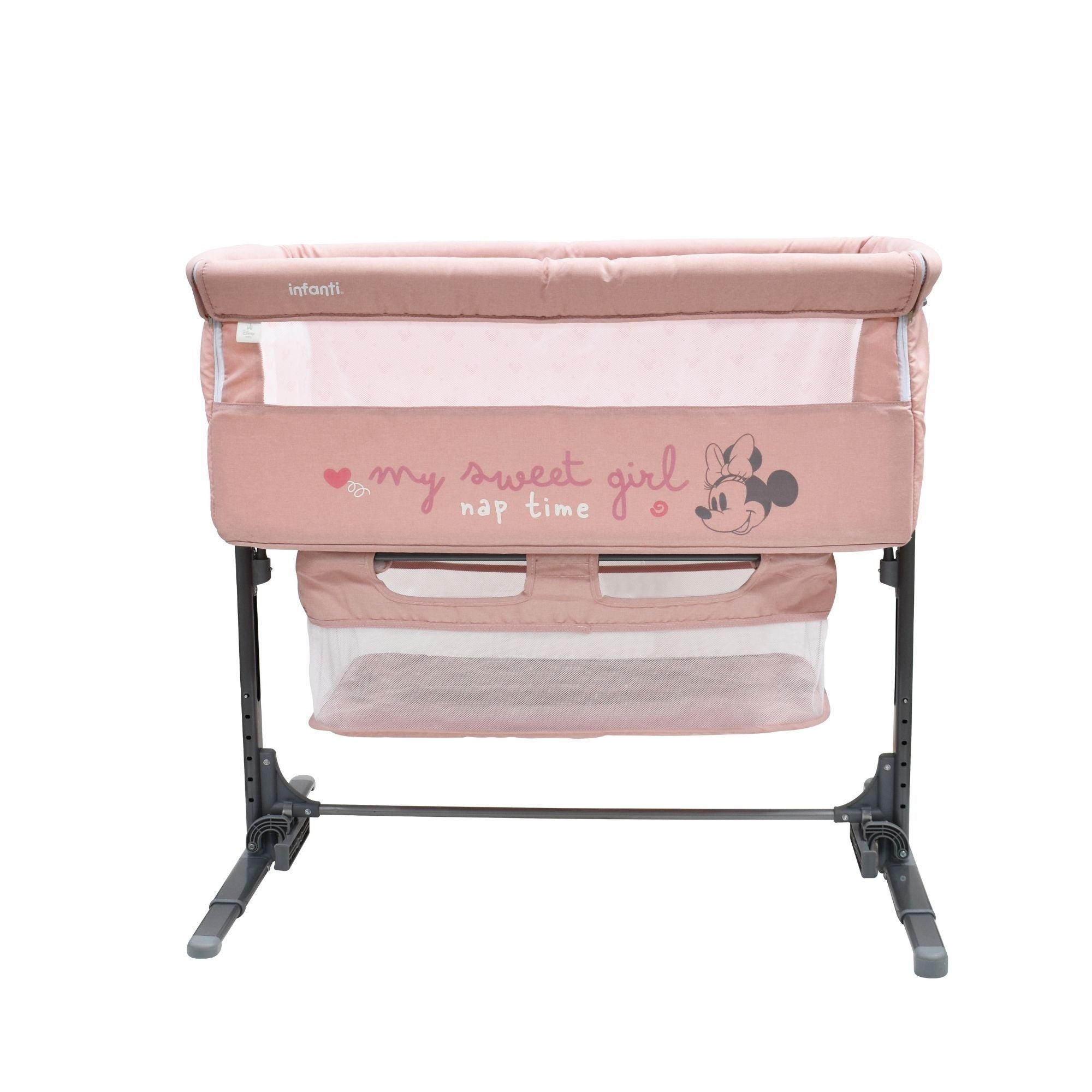 Cuna Colecho De Bebe Plegable Con Mosquitero Y Lateral Abatible