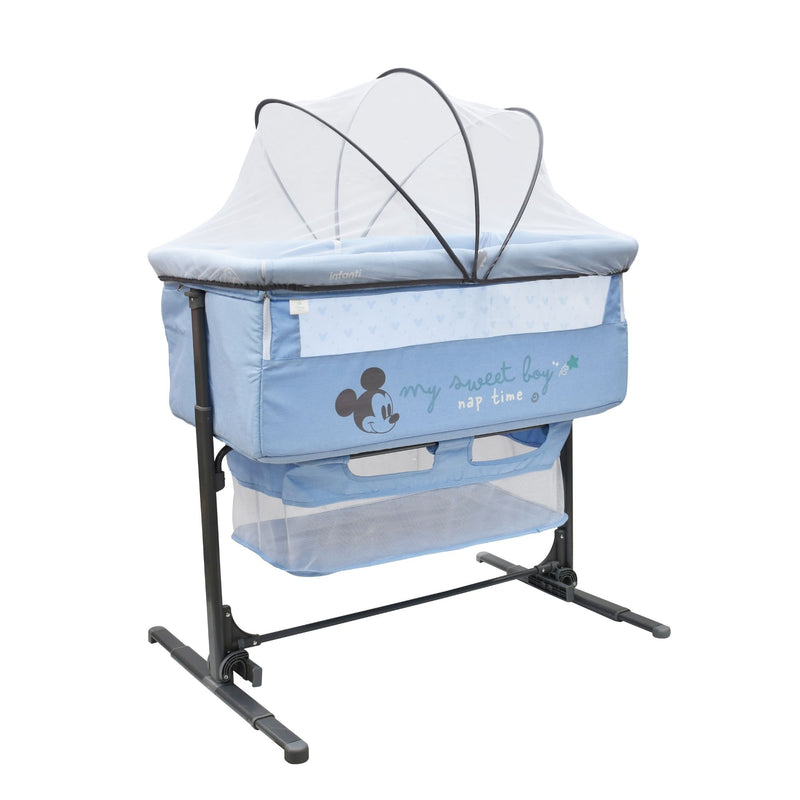 Cuna Colecho De Bebe Plegable Con Mosquitero Y Lateral Abatible