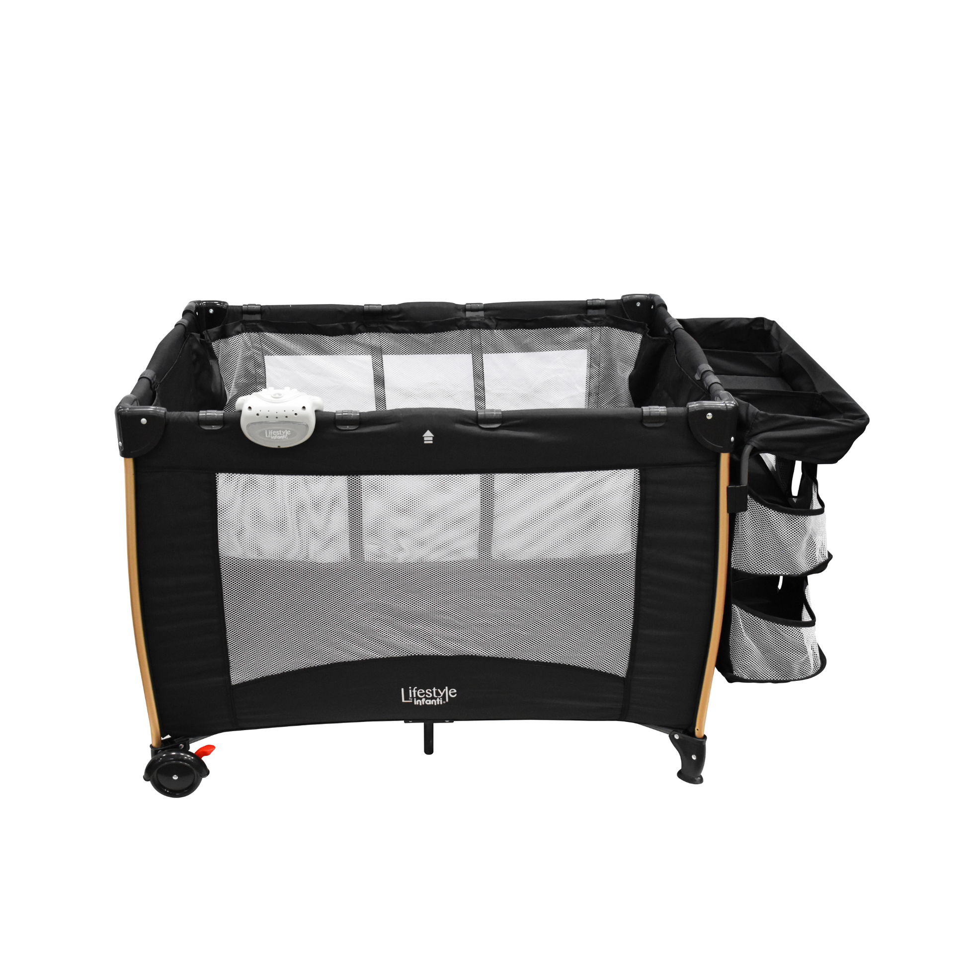 Set Carriola Travel Maverick y Cuna Gianna Lifestyle Negro