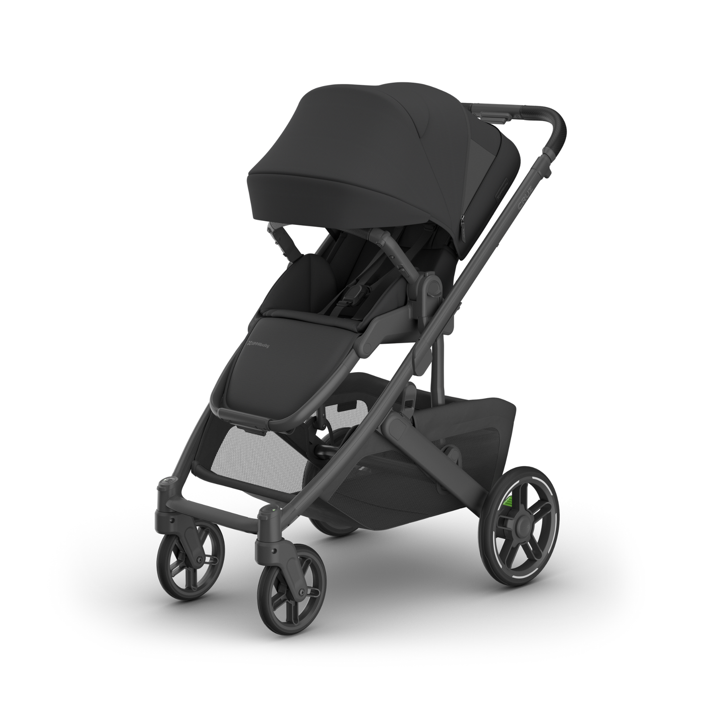 Carriola UPPAbaby CRUZ V3 reversible reclinable desde recién nacido hasta 22.7 kg con plegado compacto y UPF 50+ FlexR+X