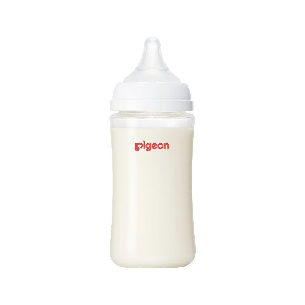 Biberón Pigeon Soft Touch Boca Ancha 240 Ml Bpa Free