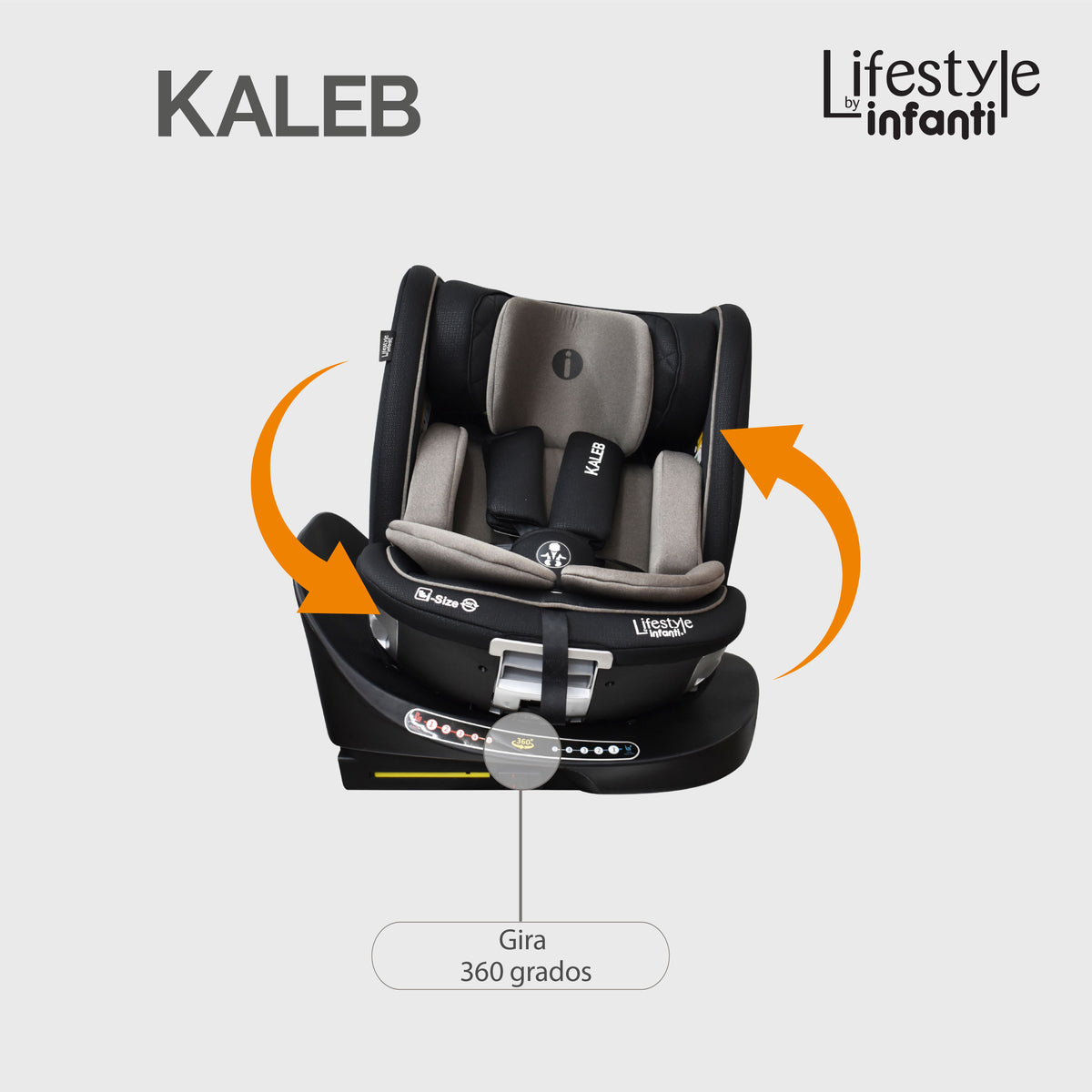 Lifestyle By Infanti Autoasiento Kaleb 360° I-size Isofix