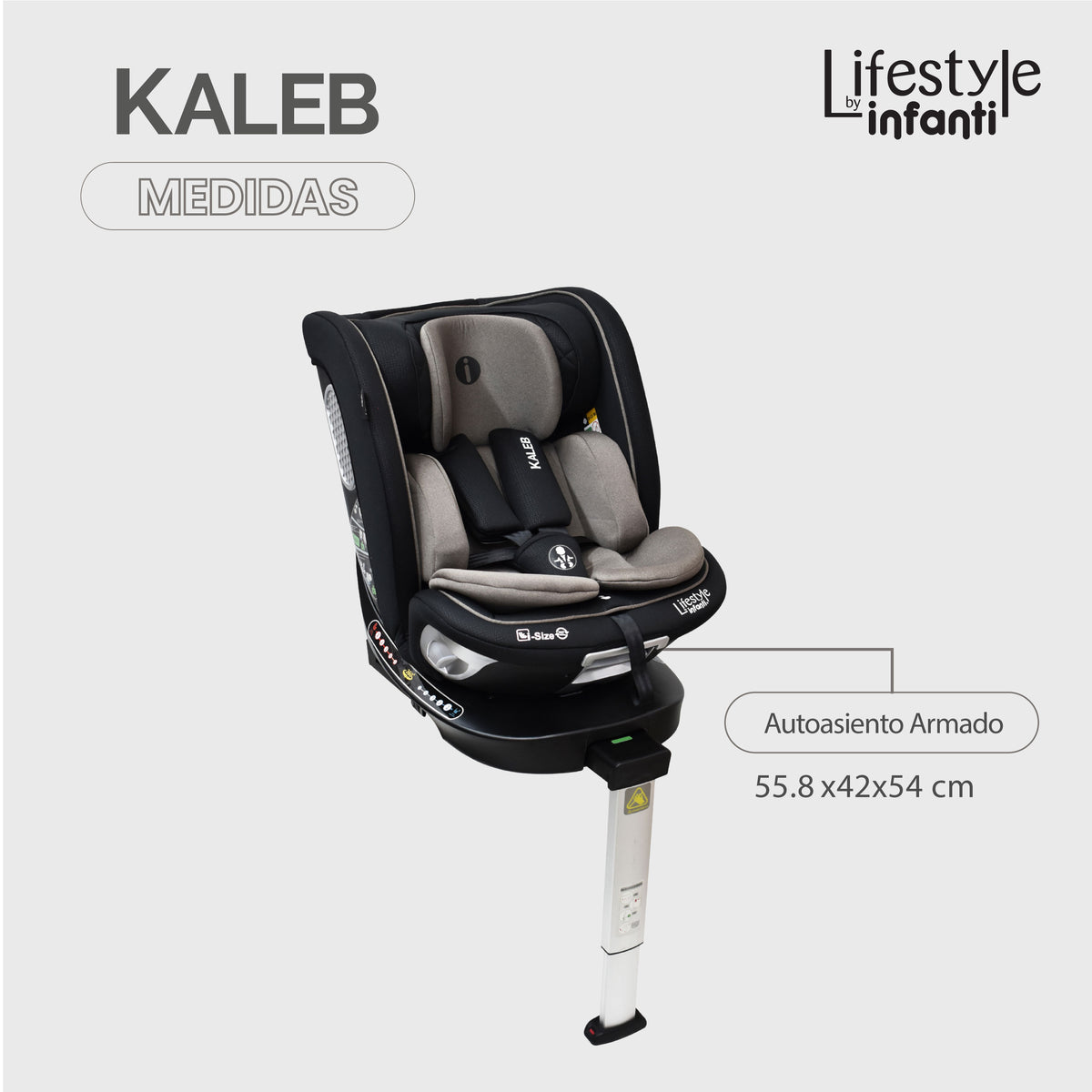 Lifestyle By Infanti Autoasiento Kaleb 360° I-size Isofix