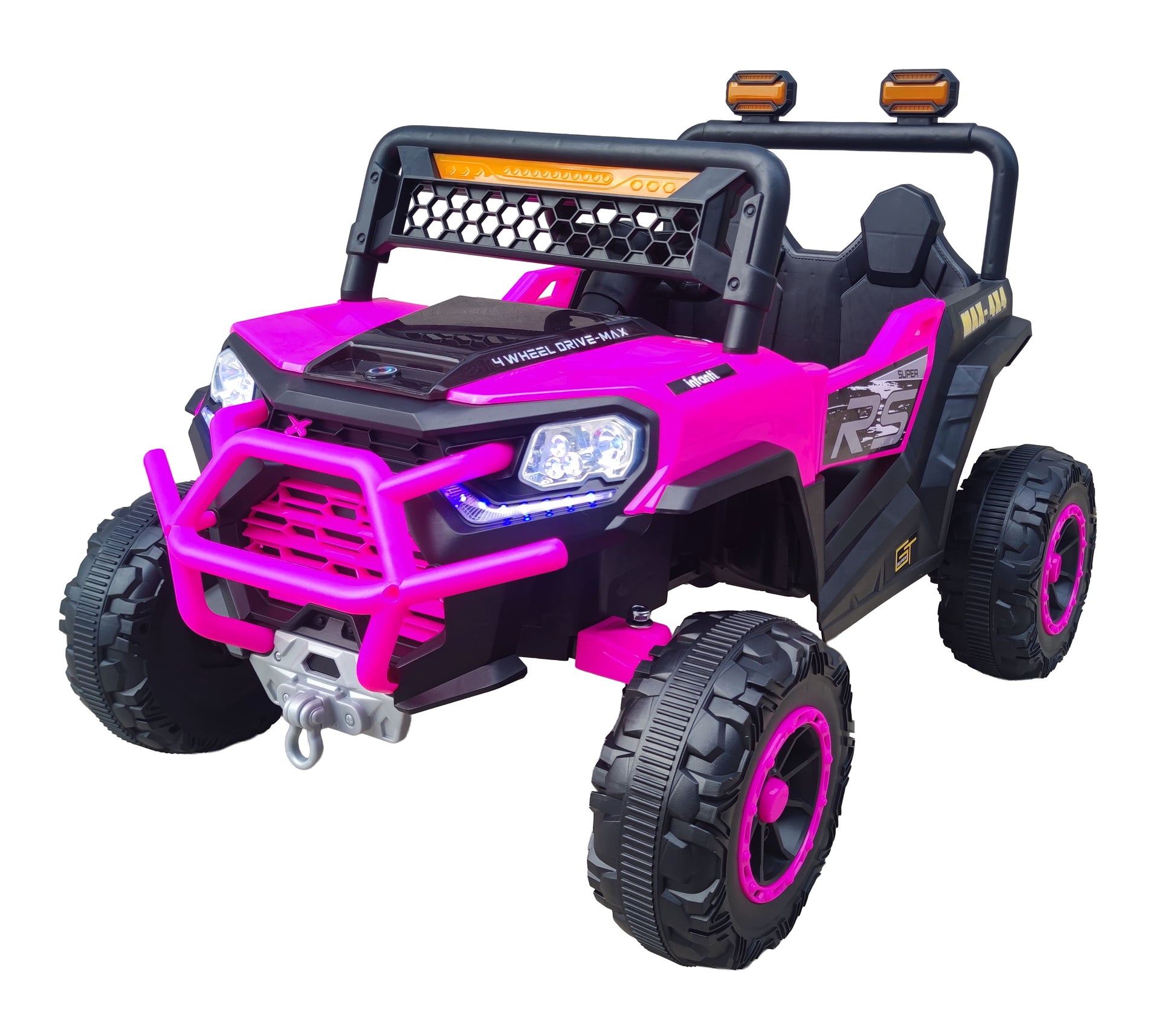 Carro Eléctrico Montable Tipo Rzr Todo Terreno Control 2,4g