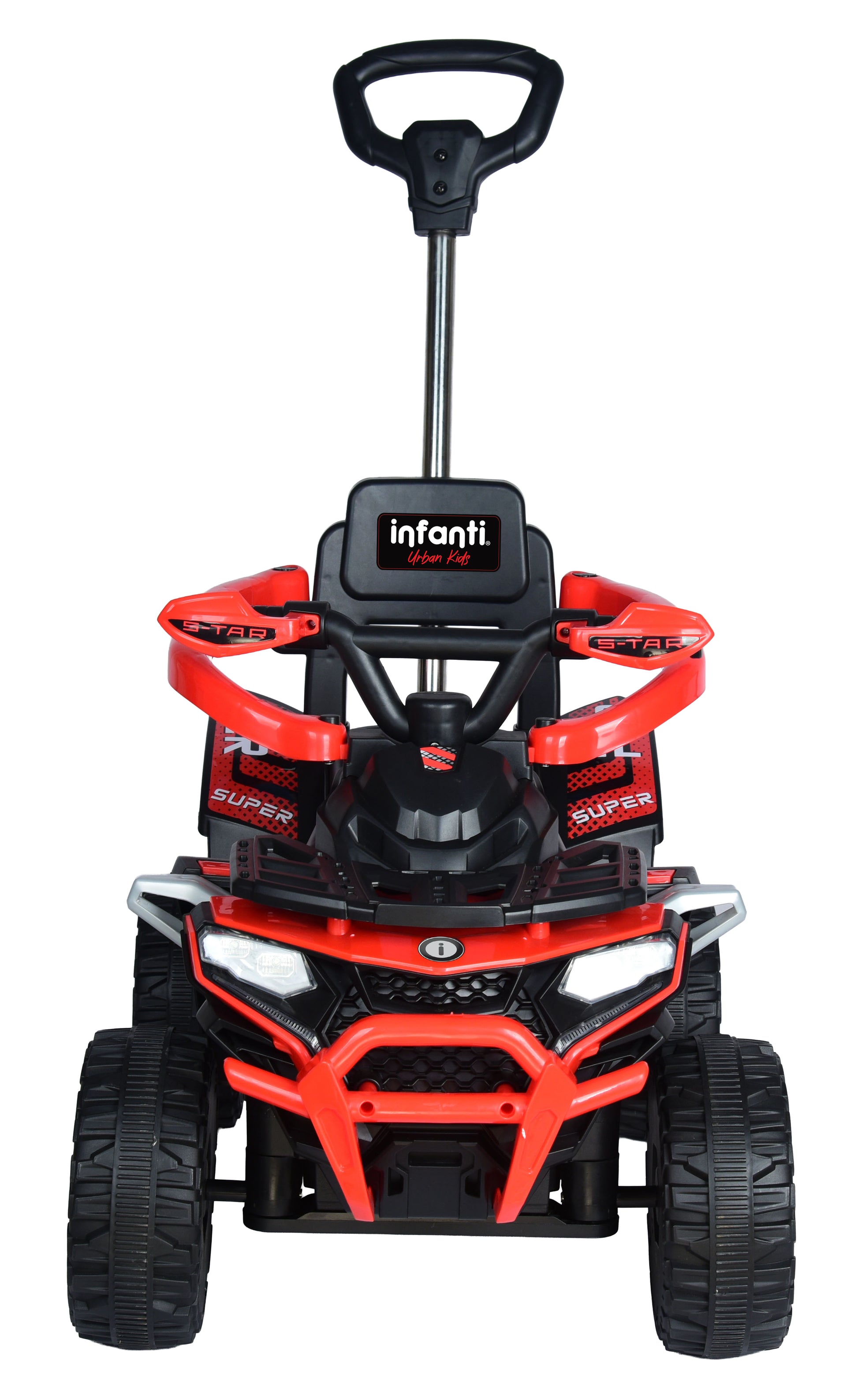 Cuatrimoto Montable Con Música Y Luces, Barras De Seguridad