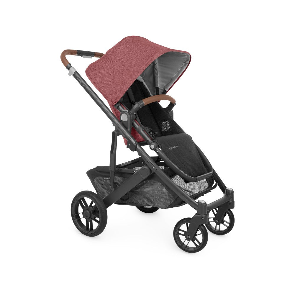 Carriola UPPAbaby Cruz V2 Lucy: Mango Telescópico, Asiento Reversible y Toldo Expandible con Protección UPF 50+