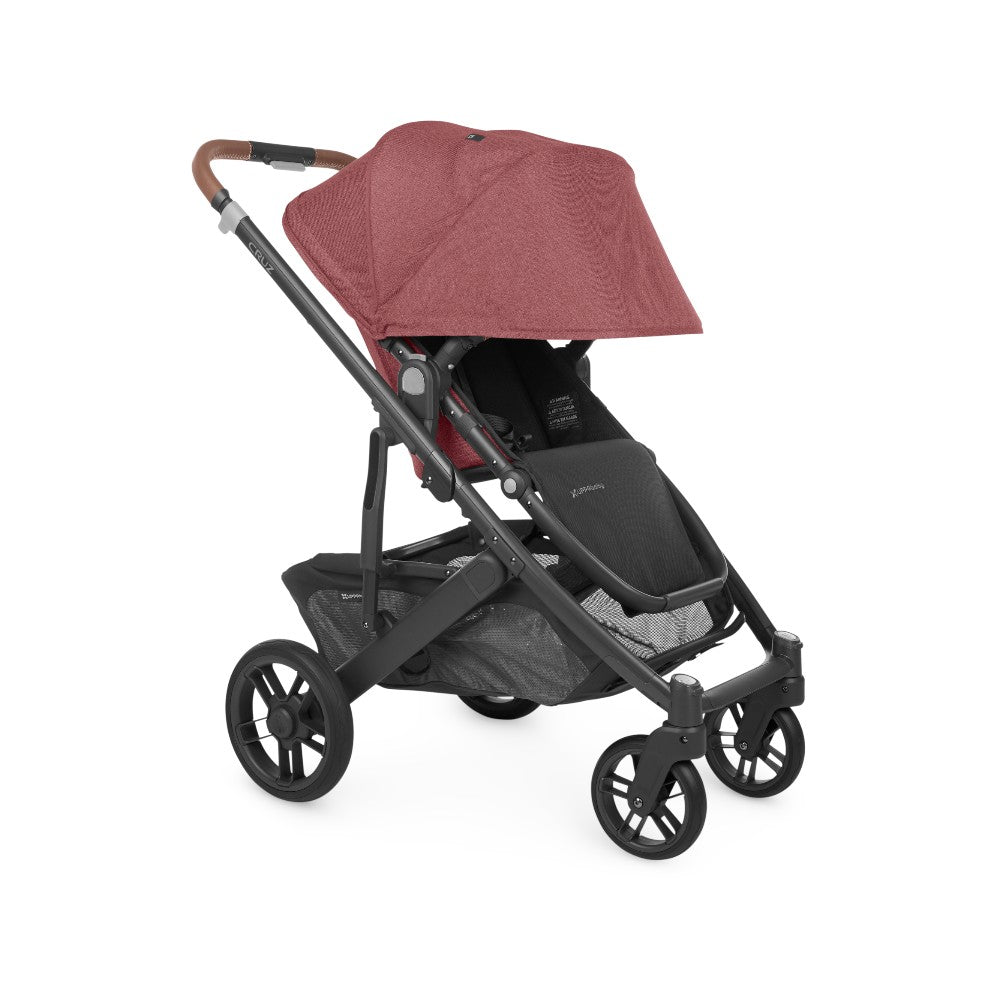 Carriola UPPAbaby Cruz V2 Lucy: Mango Telescópico, Asiento Reversible y Toldo Expandible con Protección UPF 50+