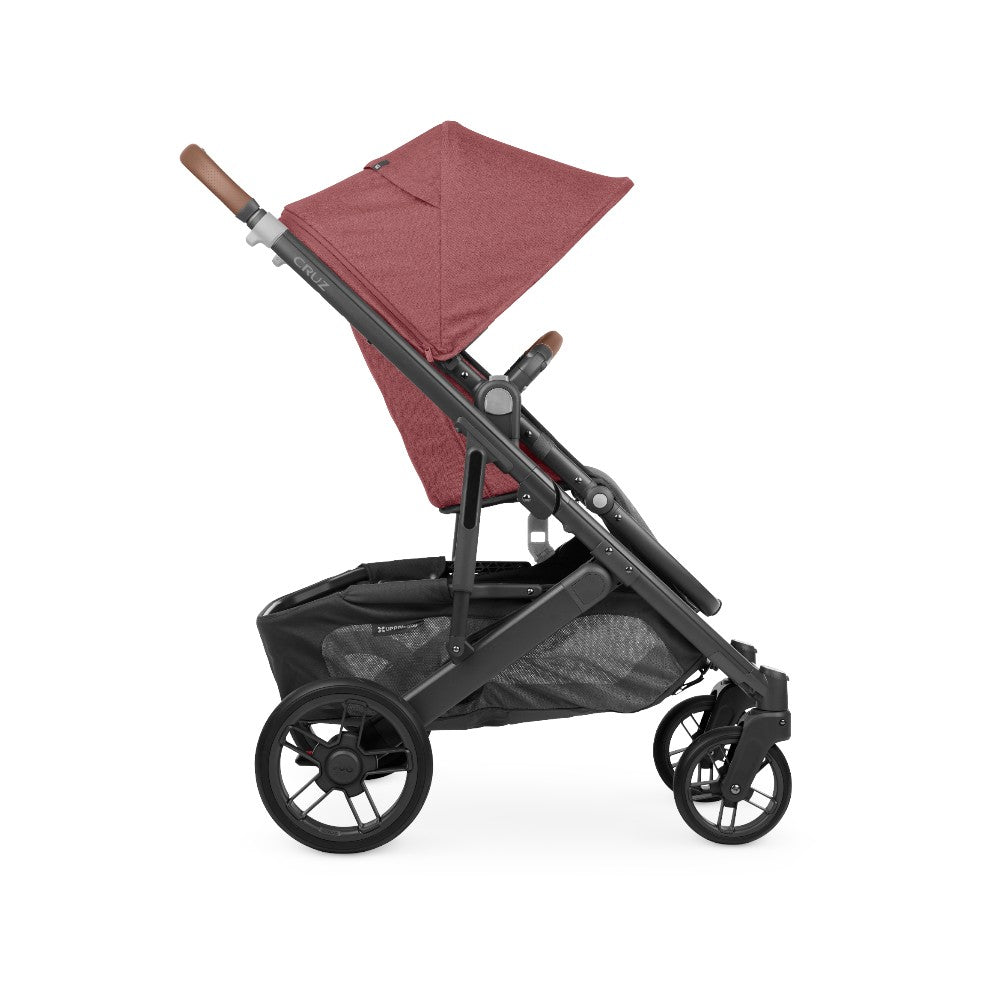 Carriola UPPAbaby Cruz V2 Lucy: Mango Telescópico, Asiento Reversible y Toldo Expandible con Protección UPF 50+