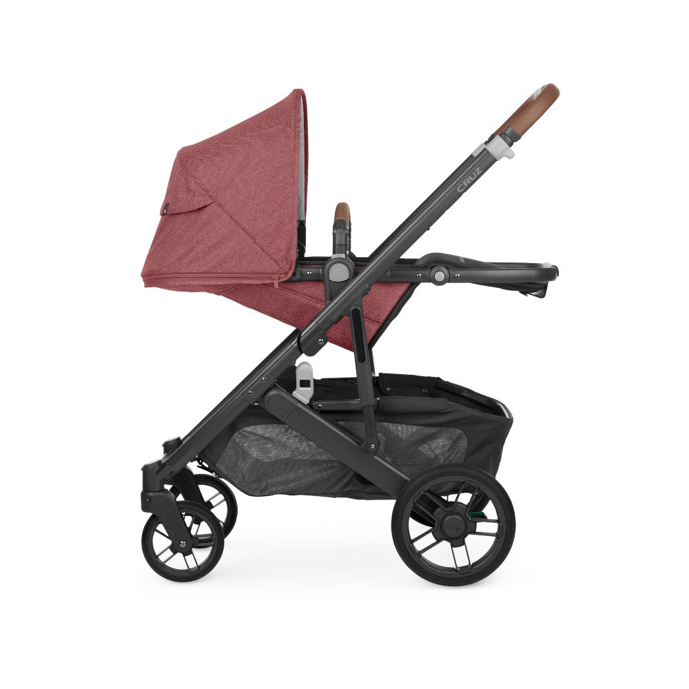 Carriola UPPAbaby Cruz V2 Lucy: Mango Telescópico, Asiento Reversible y Toldo Expandible con Protección UPF 50+