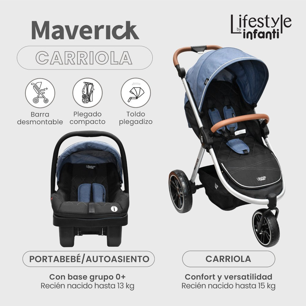 Carriola Lifestyle By Infanti Maverick Sistema de Viaje