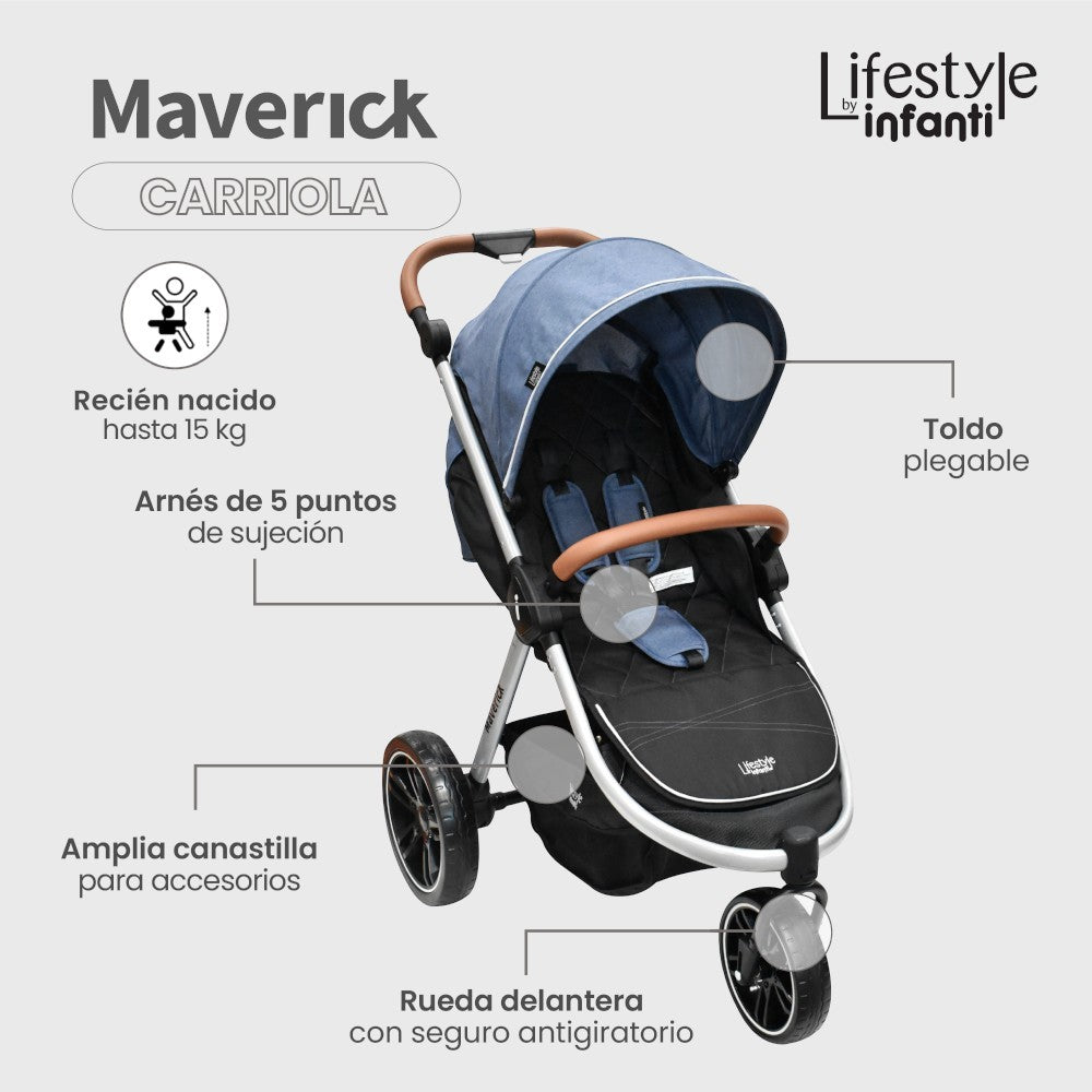Carriola Lifestyle By Infanti Maverick Sistema de Viaje
