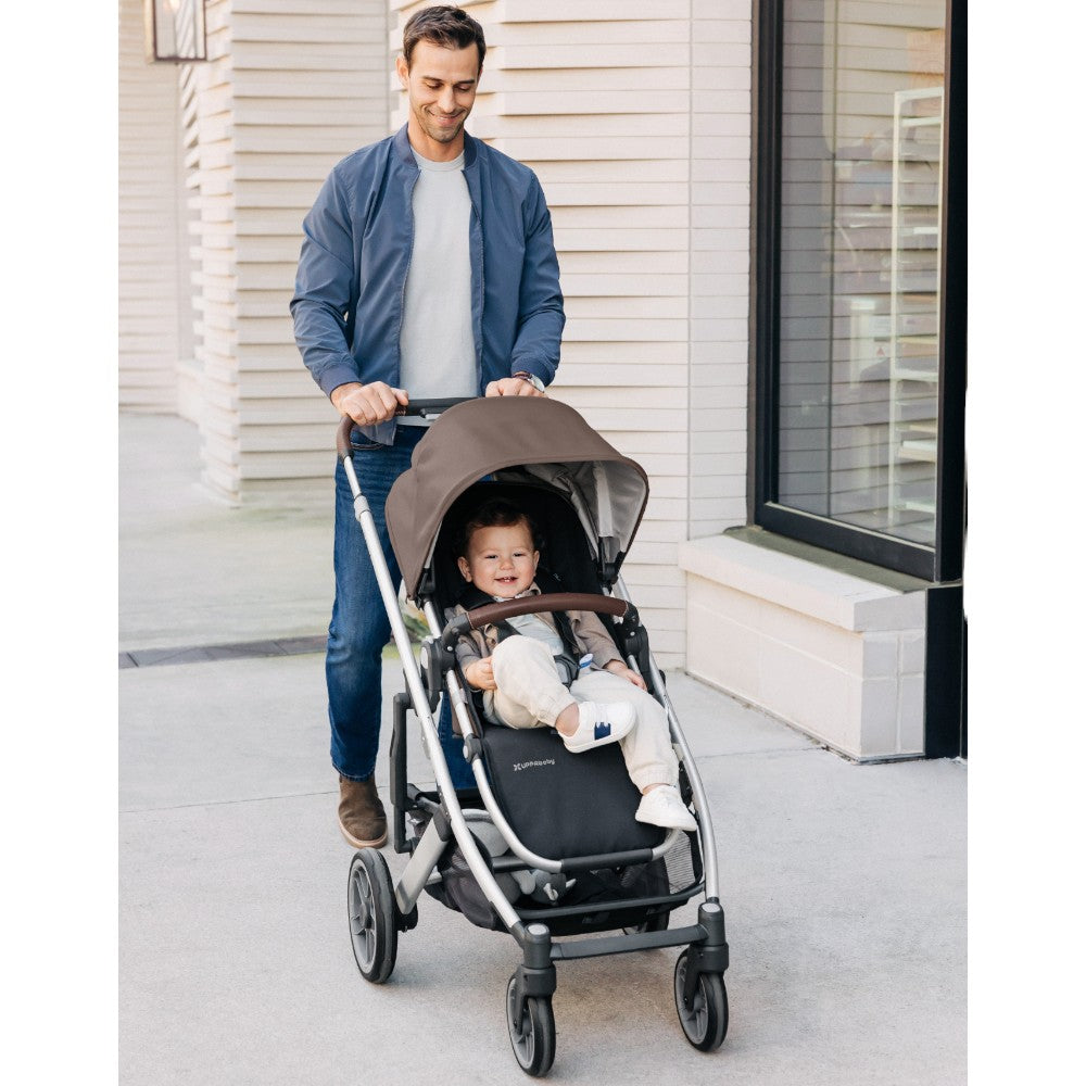 Carriola UPPAbaby Cruz V2 Theo: Mango Telescópico, Asiento Reversible y Toldo Expandible con Protección UPF 50+