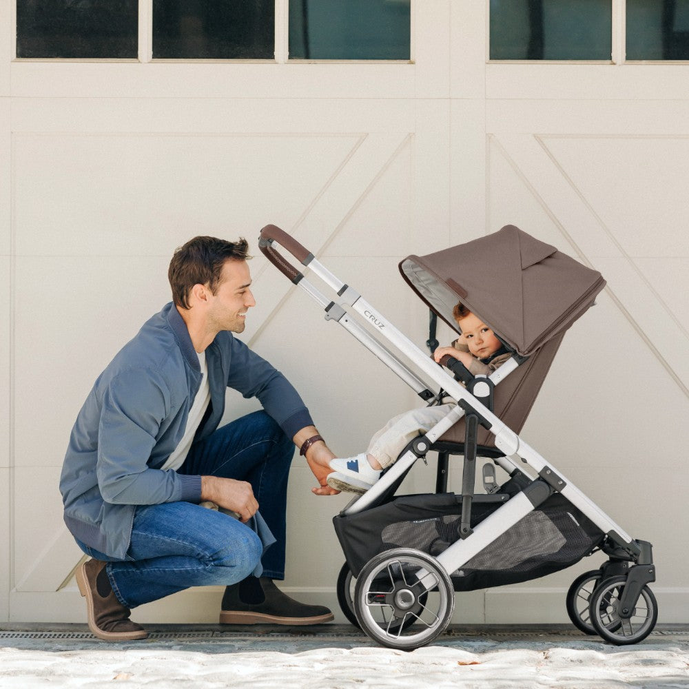 Carriola UPPAbaby Cruz V2 Theo: Mango Telescópico, Asiento Reversible y Toldo Expandible con Protección UPF 50+