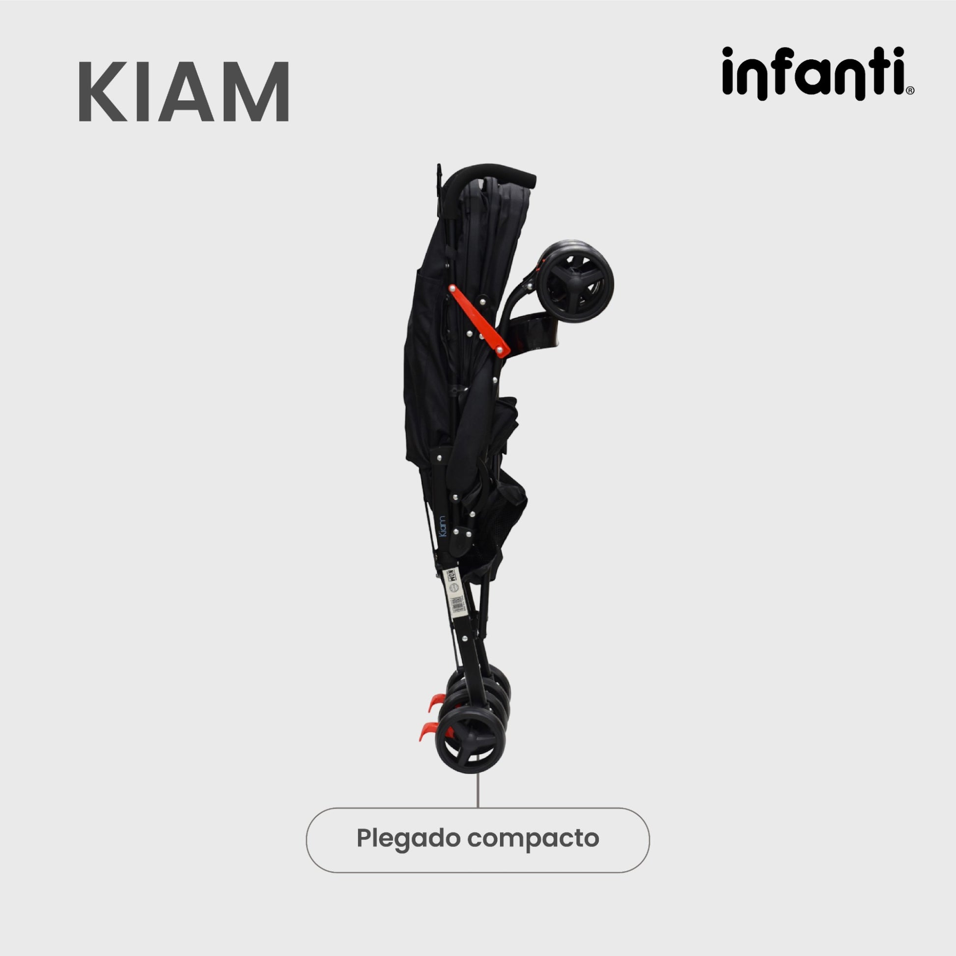 Carriola Para Bebe Kiam Compacta, Ligera, Plegable