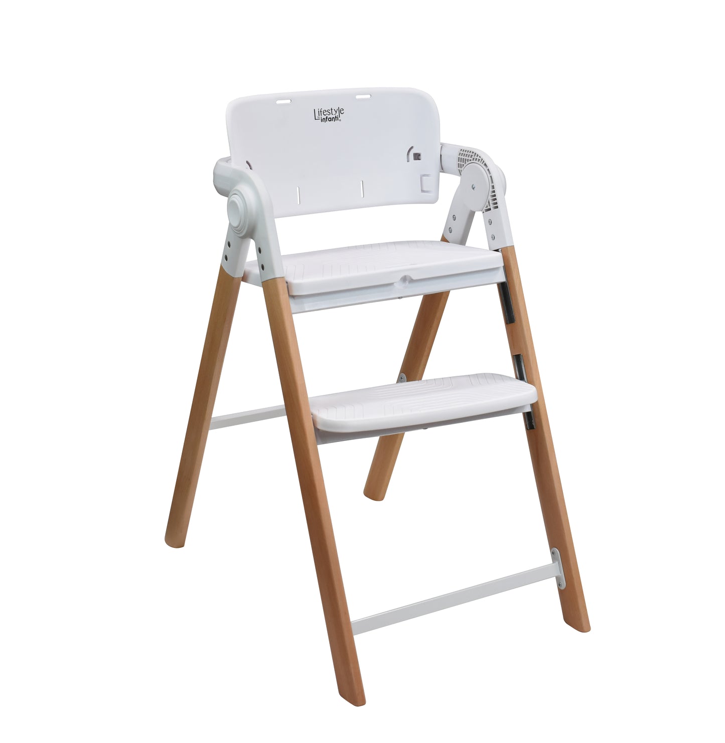 Silla Alta Periquera 2 En 1 Plegable Con Arnes De 5 Puntos