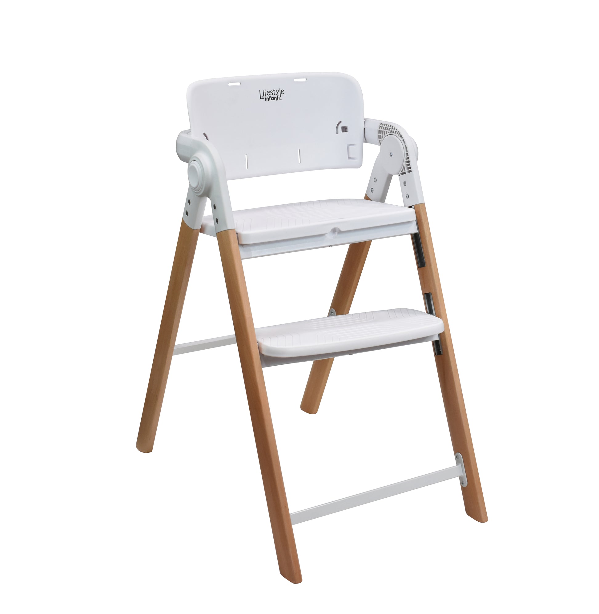Silla Alta Periquera 2 En 1 Plegable Con Arnes De 5 Puntos
