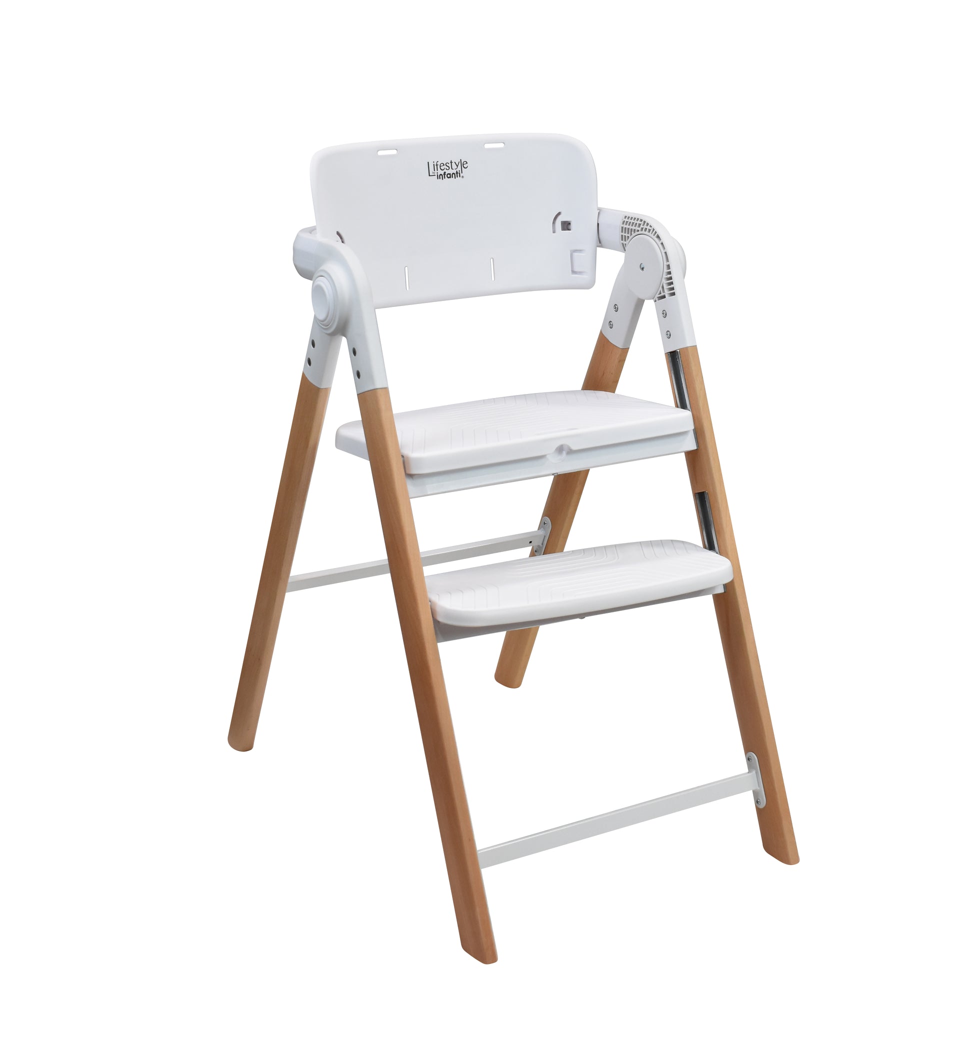 Silla Alta Periquera 2 En 1 Plegable Con Arnes De 5 Puntos