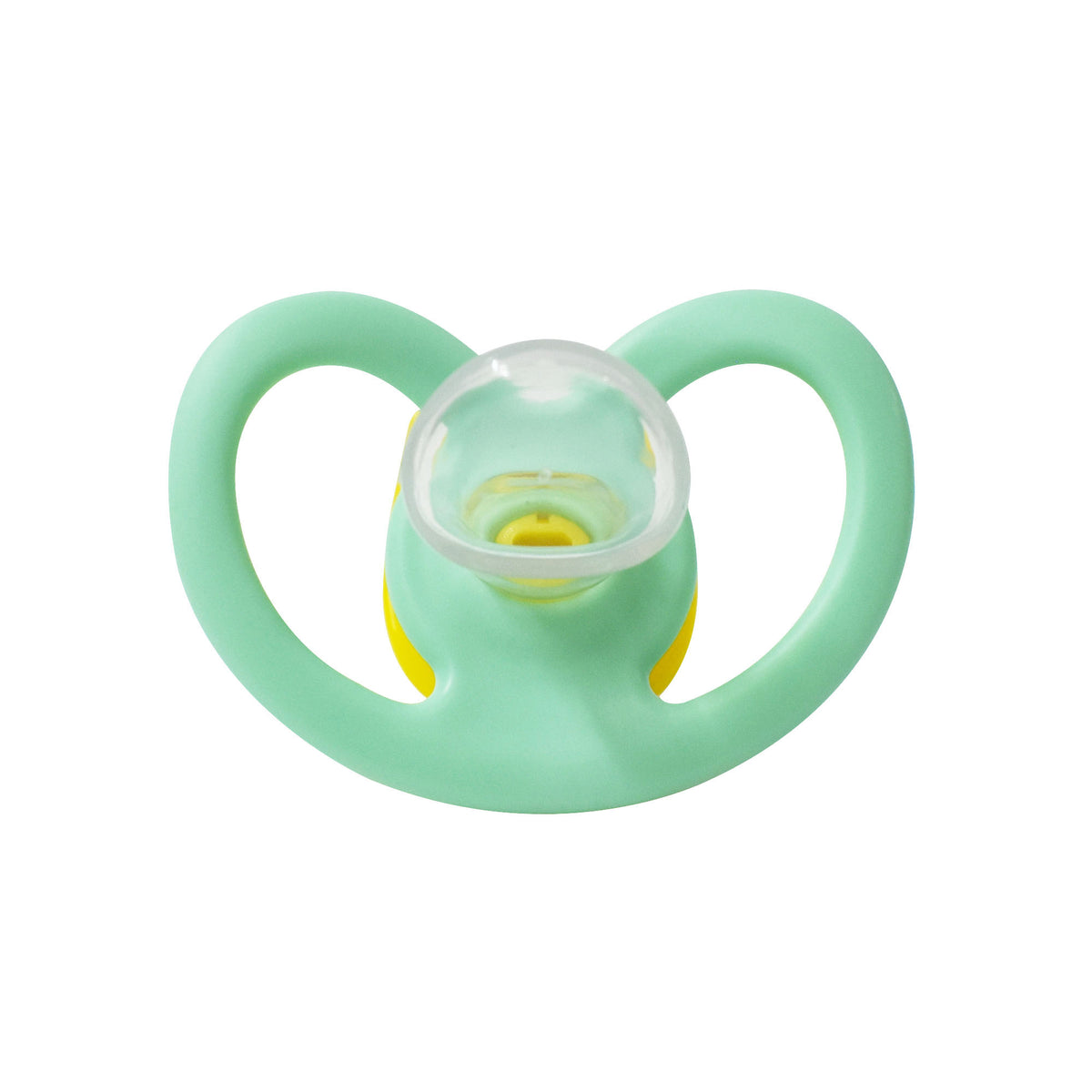 Chupón Ortodóntico Verde con Estampado de Pato, Libre de BPA, Infanti