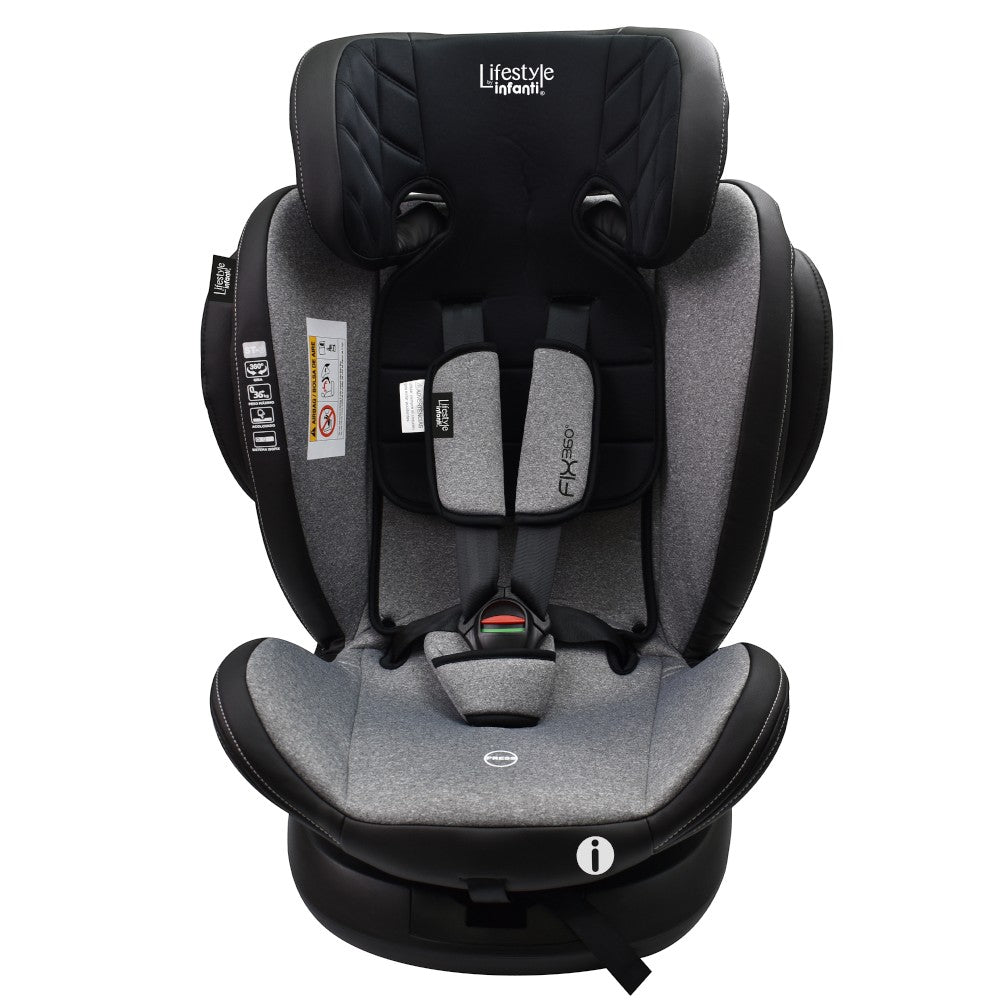 Autoasiento Para Bebé Fix 360° Negro Lifestyle By Infanti
