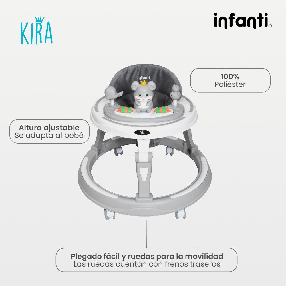 Andadera Kira Infanti Musical con Luces