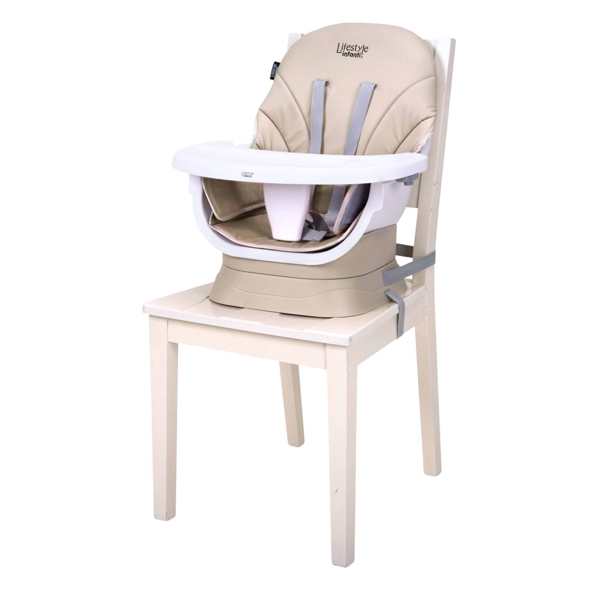 Silla Alta Periquera Bebes Con Giro 360° Arnés De 5 Puntos Abbie Arena