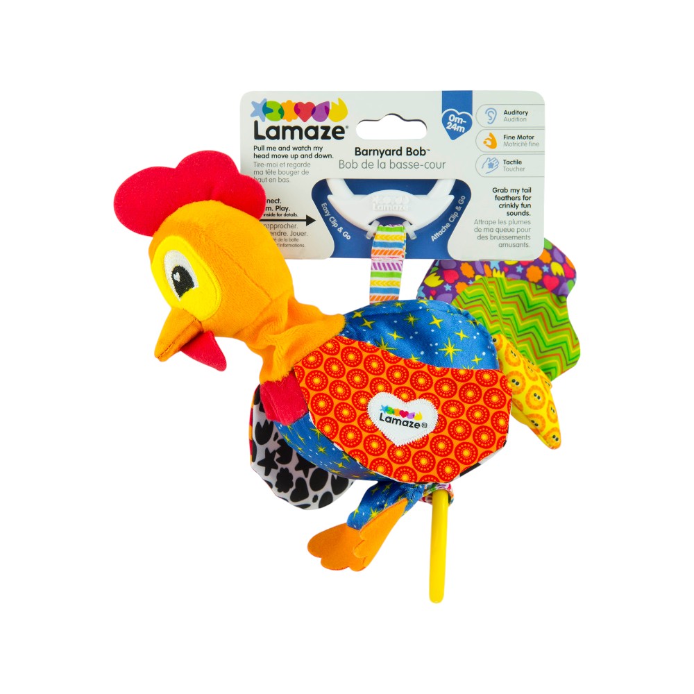 Juguete Interactivo Bob El Gallito Multicolor Lamaze