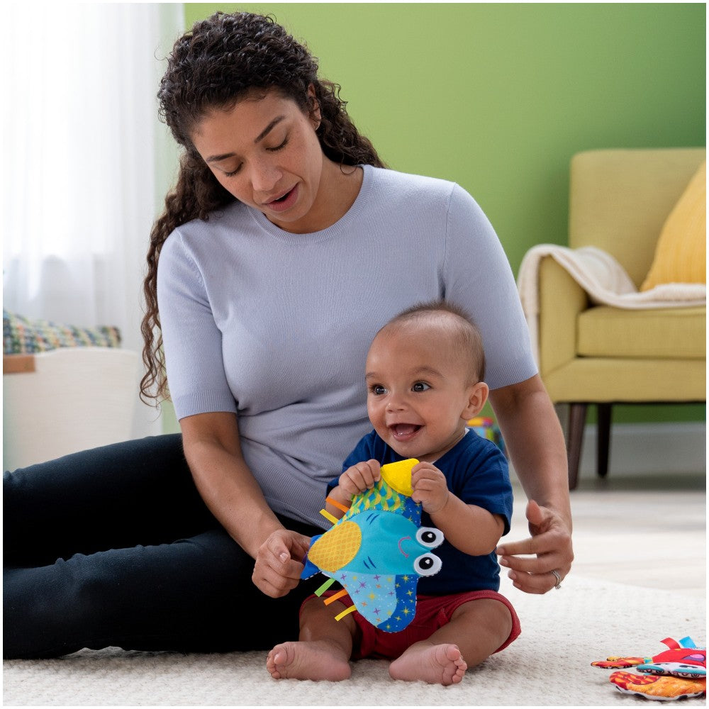 Juguete Interactivo Crujiente Monty La Mantarraya Multicolor Lamaze