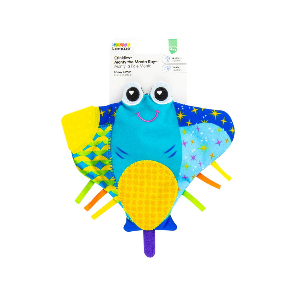 Juguete Interactivo Crujiente Monty La Mantarraya Multicolor Lamaze