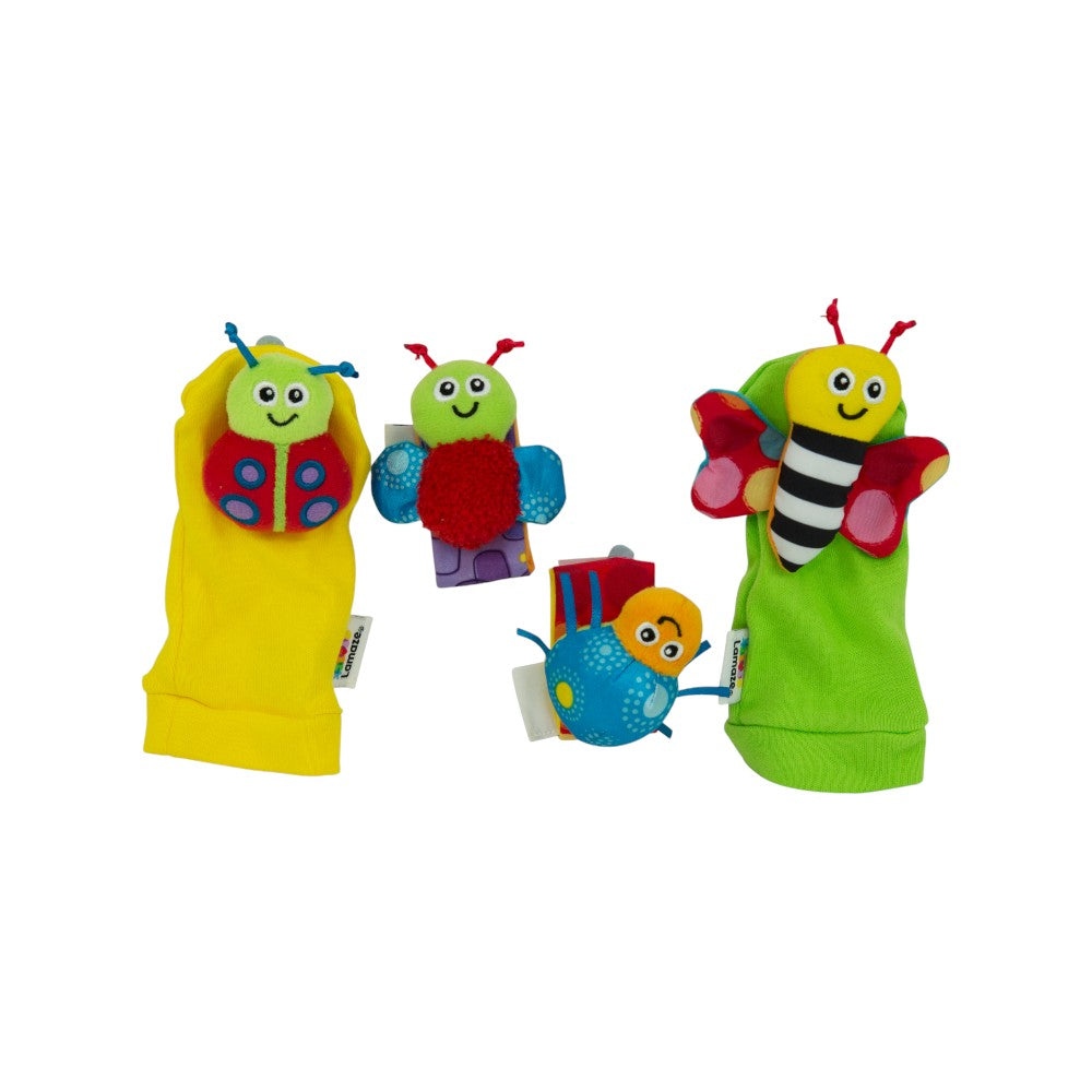 Juguete Sensorial Para Muñeca Y Pie Jardin De Bichos Multicolor Lamaze