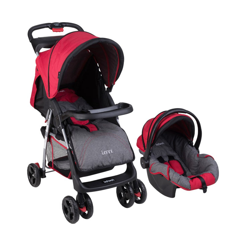 Carriola Infanti Lenni: Plegado Compacto, Portabebé Desmontable Para Auto