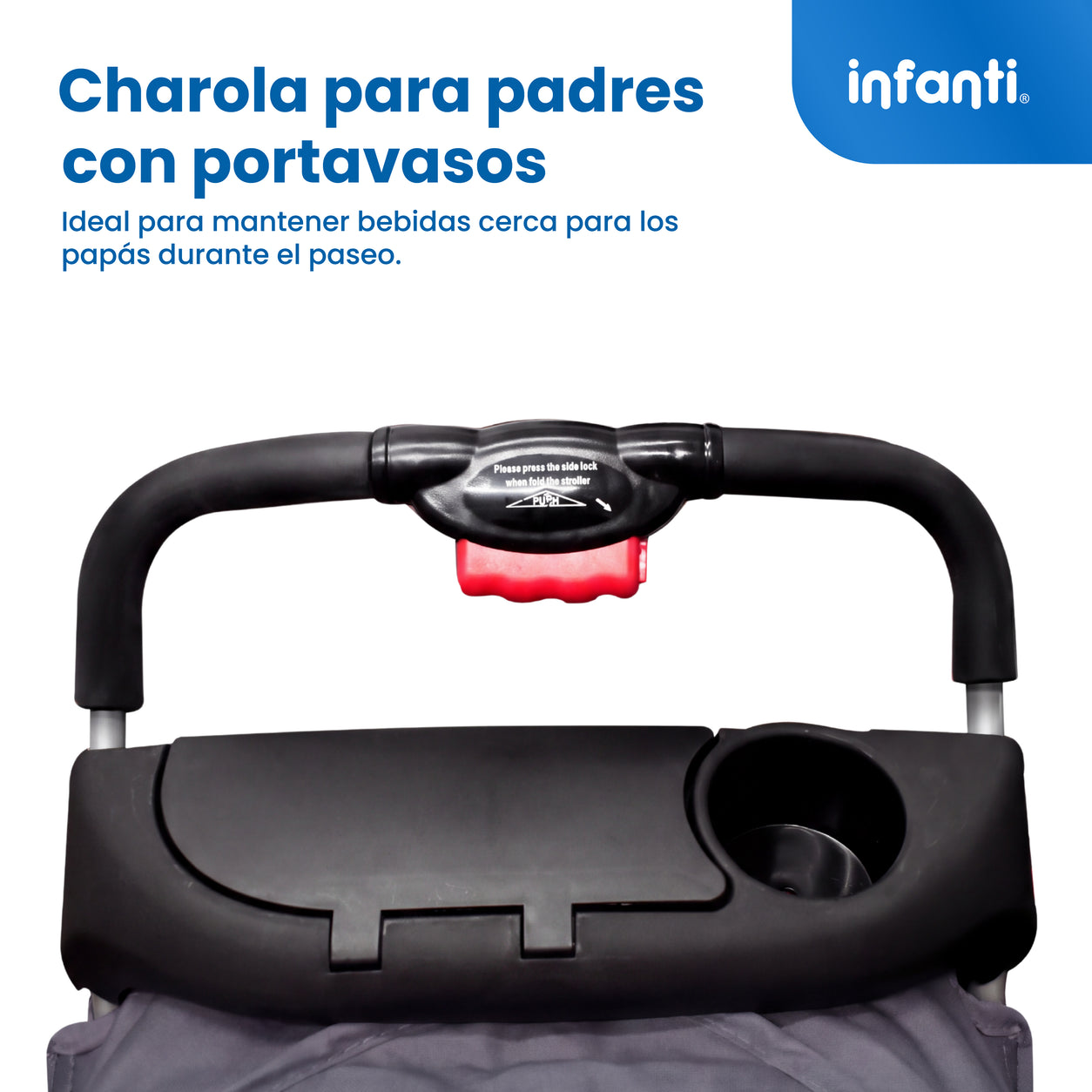 Carriola Travel System Lenni Hasta 15 kg Con Portabebé Autoasiento, Plegado a Una Mano, Reclinado Ajustable, Toldo con Visera, Arnés de Seguridad, Charolas, Canastilla y Frenos Infanti.