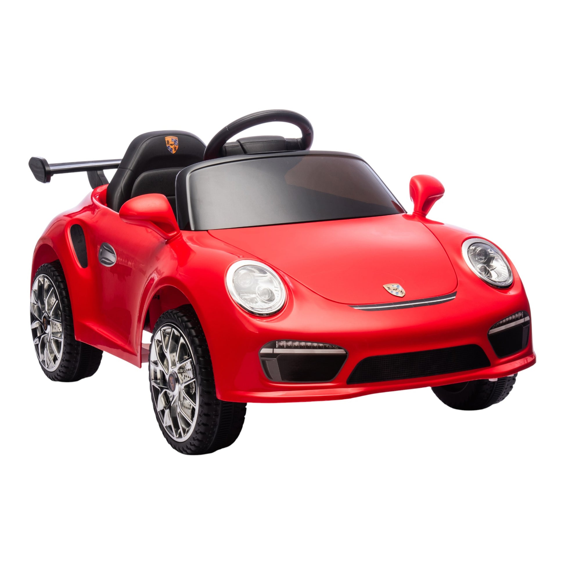 Carro Eléctrico Montable Tipo Deportivo Porsche Con Luces