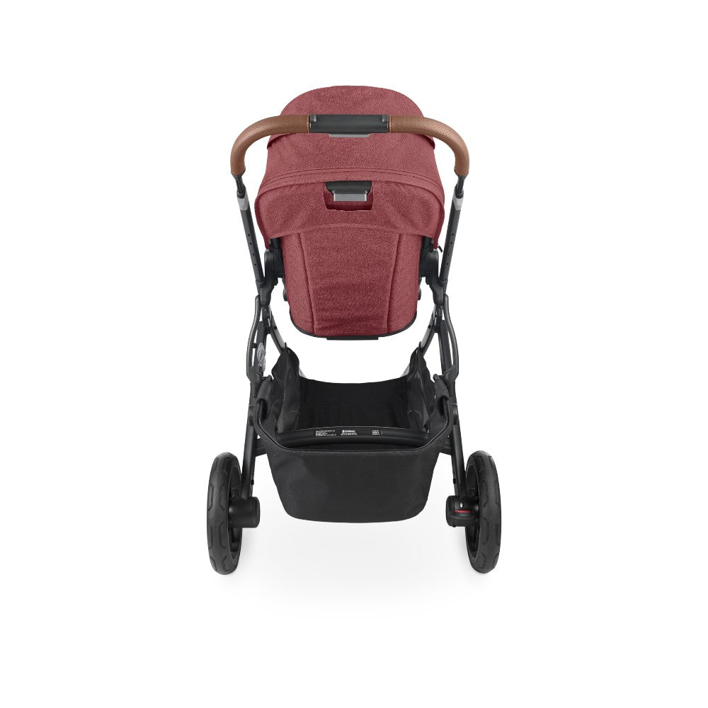 Carriola UPPAbaby Vista V2 Lucy: Mango Telescópico, Asiento Reversible y Toldo Expandible con Protección UPF 50+