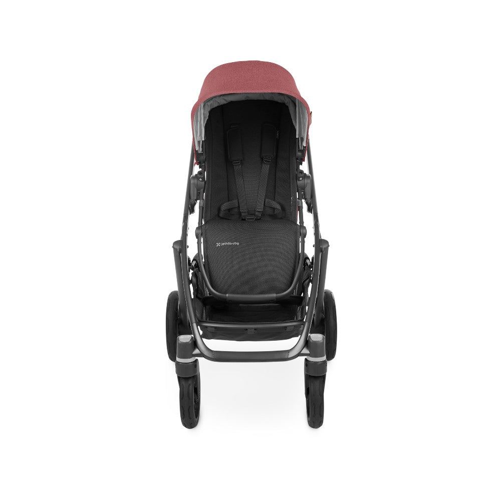 Carriola UPPAbaby Vista V2 Lucy: Mango Telescópico, Asiento Reversible y Toldo Expandible con Protección UPF 50+