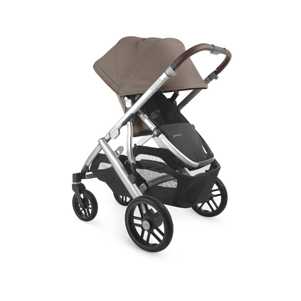 Carriola UPPAbaby Vista V2 Theo: Mango Telescópico, Asiento Reversible y Toldo Expandible con Protección UPF 50+