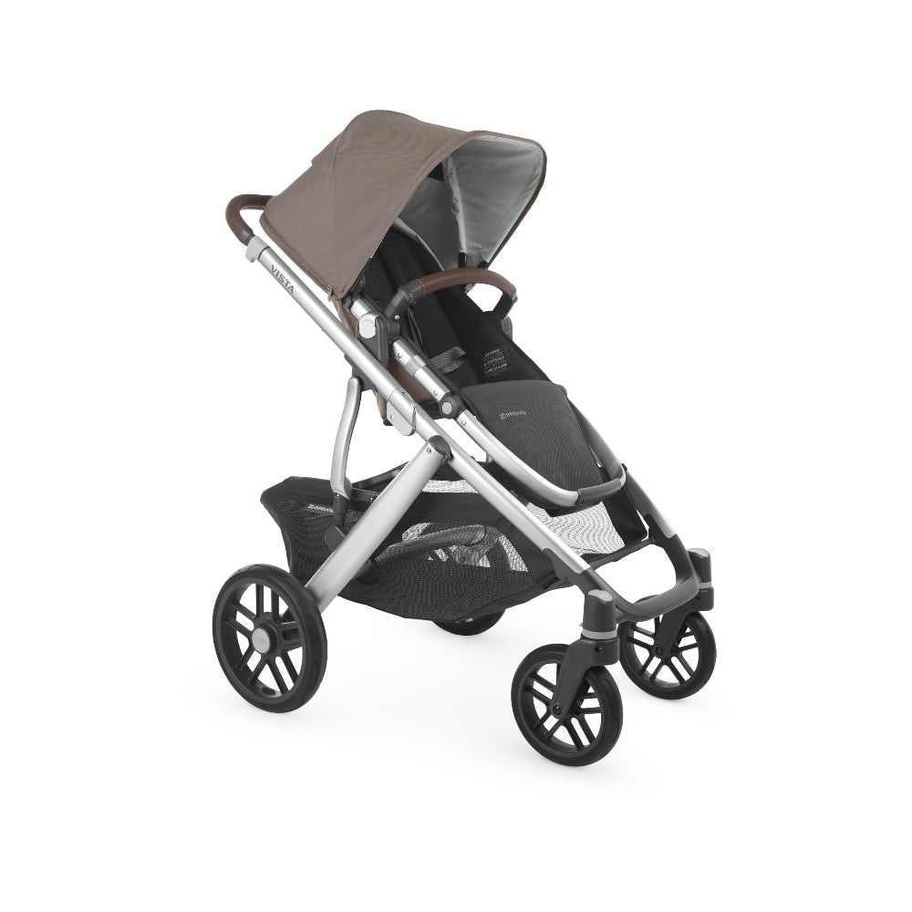 Carriola UPPAbaby Vista V2 Theo: Mango Telescópico, Asiento Reversible y Toldo Expandible con Protección UPF 50+